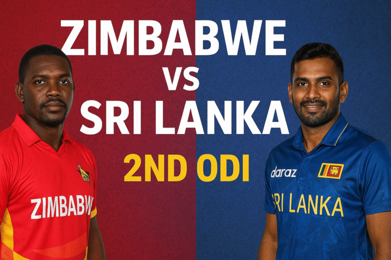 Zimbabwe vs Sri Lanka 2nd ODI