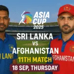 Sri Lanka vs Afghanistan