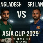 Bangladesh vs Sri Lanka